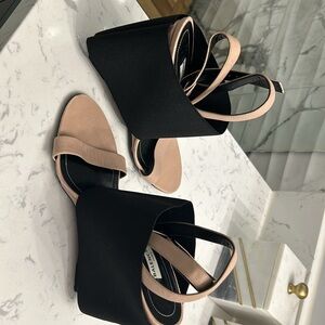 Balenciaga Black Pink Prism Elastic Wedge
